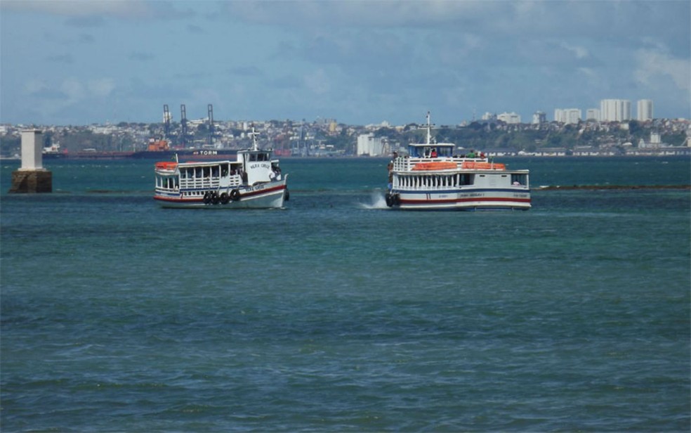 Oito lanchas fazem travessia entre Salvador e Mar Grande. — Foto: Divulgação / Astramab