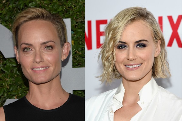 As atrizes Amber Valletta e Taylor Schilling (Foto: Getty Images)