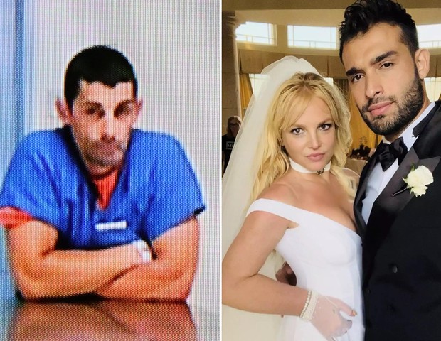 Jason Alexander alega inocência por ter invadido casamento de Britney Spears e Sam Asghari em 9 de Junho (Foto: Reprodução )