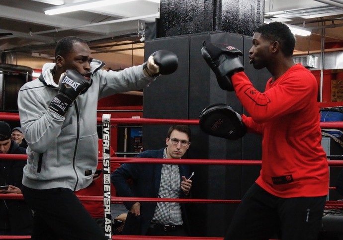 Derek Brunson Treino Aberto UFC 208 (Foto: Evelyn Rodrigues)