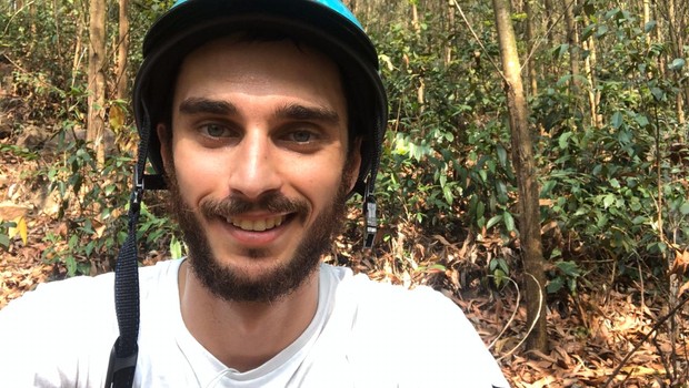 Matheus Temporini, videomaker paulistano que voltou ao Brasil depois de dois meses "preso" no Vietnã (Foto: Arquivo pessoal)
