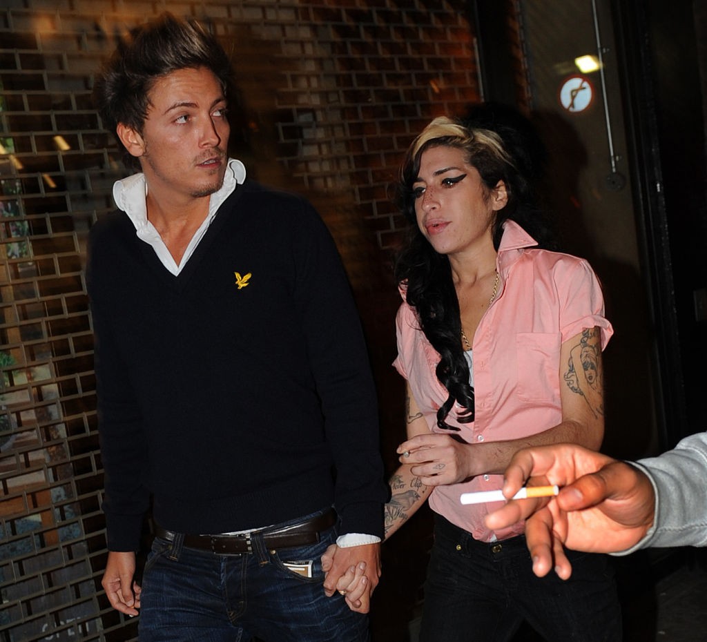 Amy Winehouse com o amigo Tyler James (Foto: Getty Images)