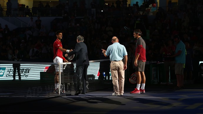 tenis novak djokovic roger federer xangai (Foto: Getty Images)
