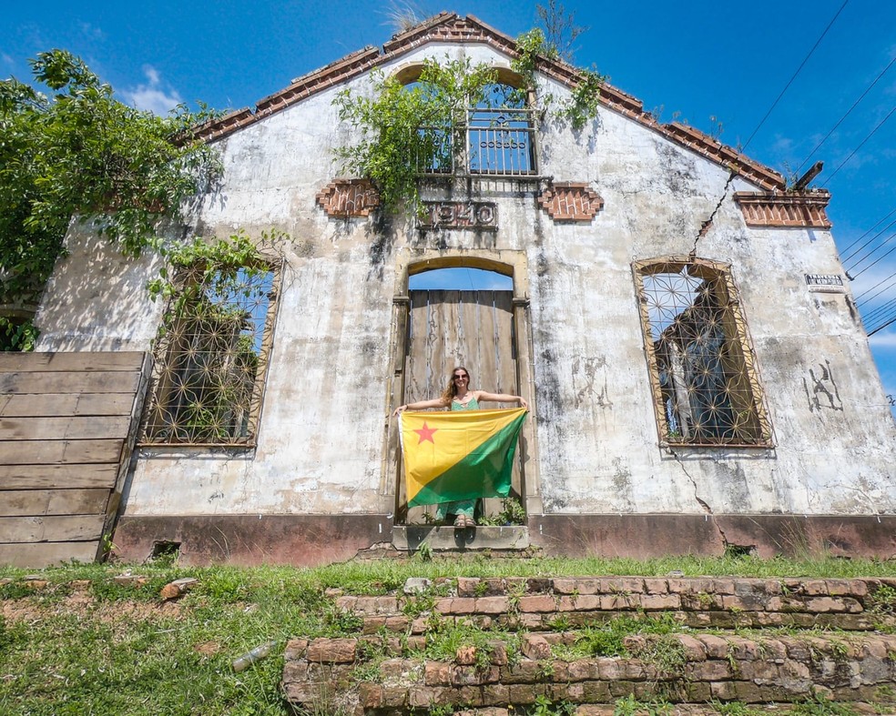 Vale do Juruá foi um dos locais que mais encantaram o casal — Foto: Arquivo pessoal 