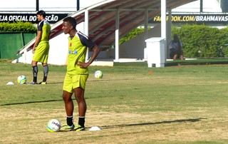 Thalles treino do Vasco (Foto: André Casado) Thalles treino do Vasco (Foto: André Casado)