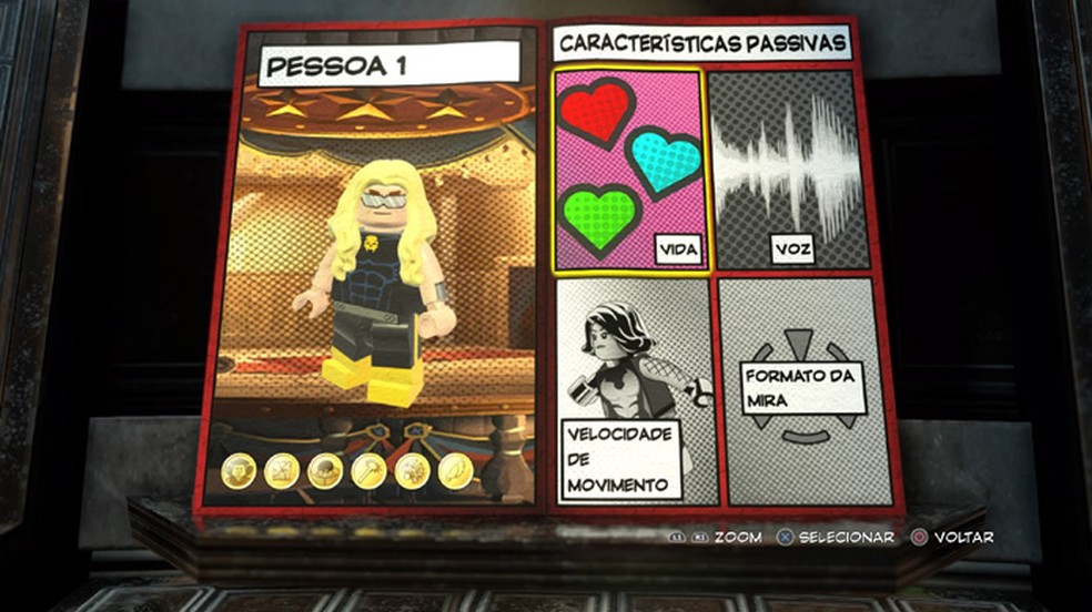 The passive features of your character in LEGO Marvel Super Heroes 2 include powers like super speed and invulnerability (Photo: Reproduction / Rafael Monteiro)