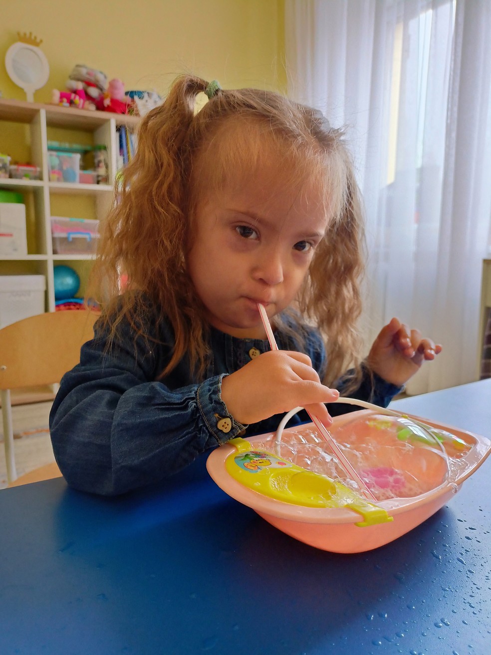 Liza Dmitriev, de 4 anos, morreu em ataque russo na cidade de Vinnytsia, na Ucrânia — Foto: LogoClub Children's Center/Divulgação