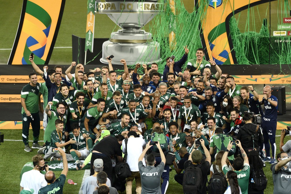 Palmeiras campeão da Copa do Brasil 2020 — Foto: Marcos Ribolli