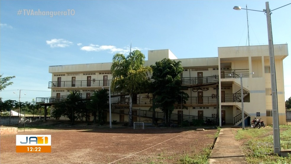 Casa do estudante, em Palmas  — Foto: Reprodução/ TV Anhanguera 