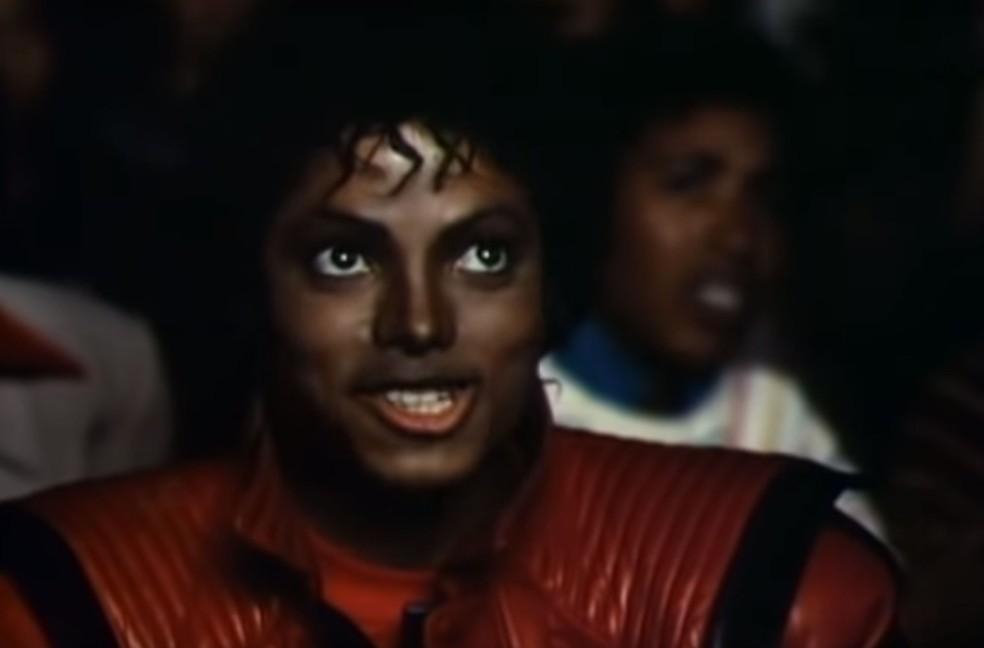 Michael Jackson em cena do clipe de 'Thriller' — Foto: Divulgação