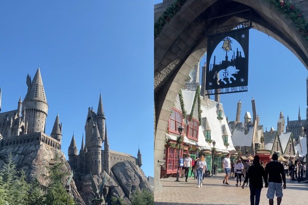 Área de Harry Potter na Universal Studios Hollywood (Foto: Quem)