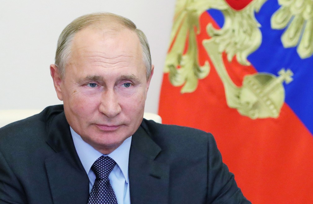 O presidente russo Vladmir Putin  — Foto: Sputnik/Mikhail Klimentyev/Kremlin via Reuters