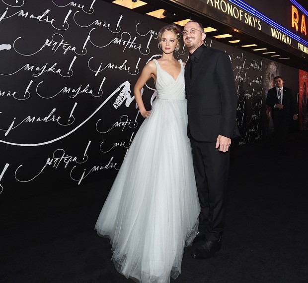 O casal Jennifer Lawrence e Darren Aronofsky (Foto: Getty Images)