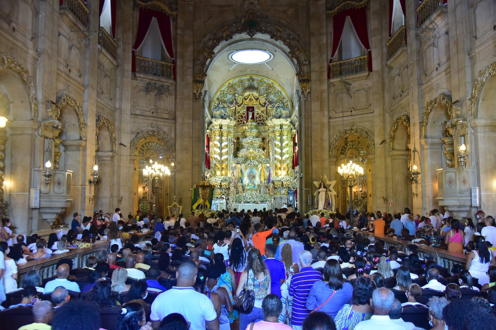 Padroeira da Bahia: confira fotos da celebração de Nossa Senhora da Conceição da Praia em Salvador