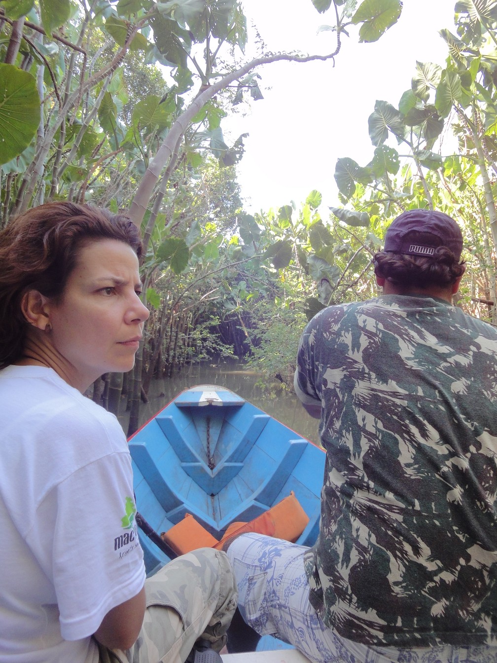 Fotos de uma das expedições da pesquisa que durou dez anos (Foto: Flávia Miranda/Arquivo Pessoal)