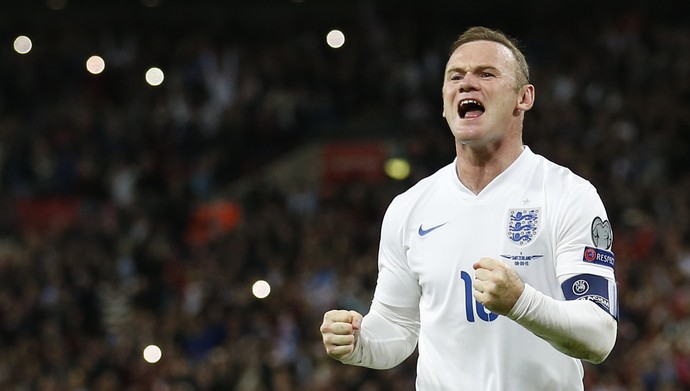 Wayne Rooney, Inglaterra x Suíça Eliminatórias Euro Gol 50 (Foto: Reuters)