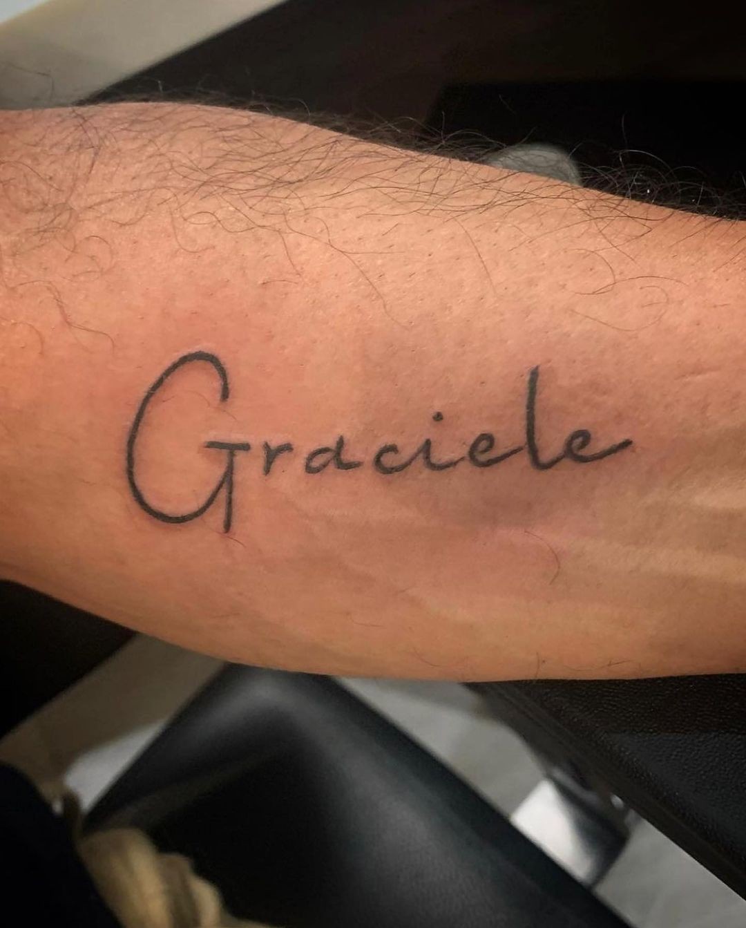 Graciele Lacerda lembra tatuagem que Zezé fez em sua homenagem (Foto: Reprodução / Instagram)