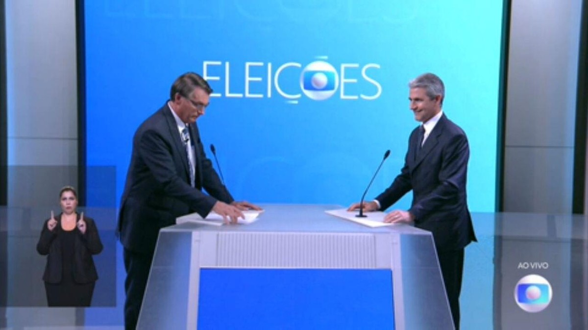 Debate na Globo: Bolsonaro pergunta a d'Avila sobre governos de esquerda; VÍDEO