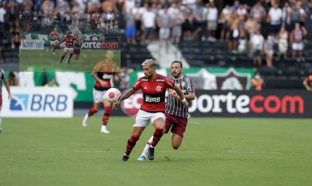 Clássico entre Flamengo e Fluminense 