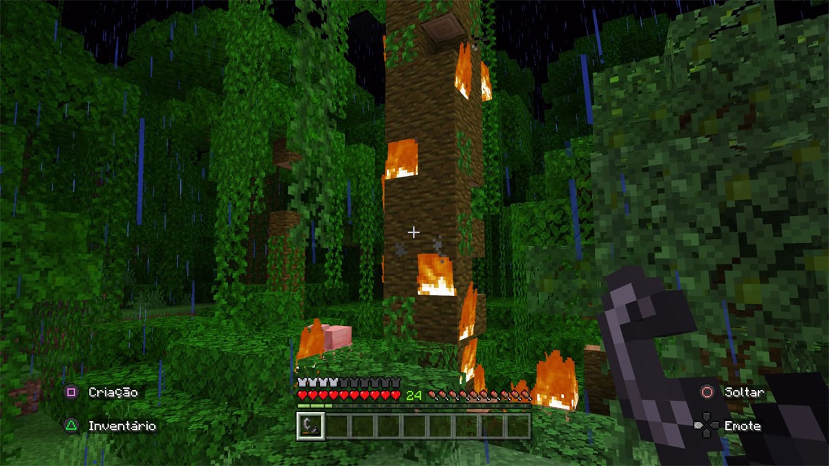 Como fazer isqueiro no Minecraft