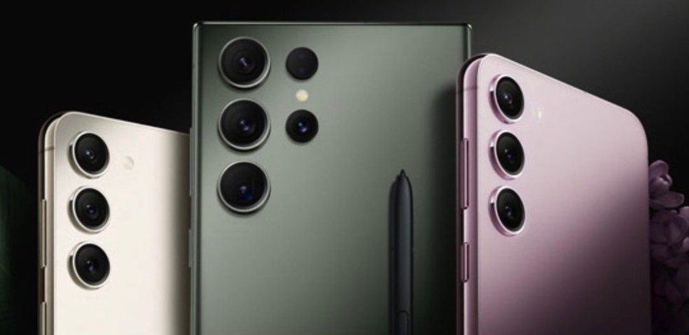 Material de divulga��o da linha Galaxy S23 � Foto: Reprodu��o/SnoopyTech