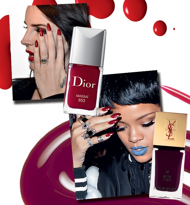 As pop stars são fãs: Rihanna e Lana Del Rey cultivam garras arredondadas e extralongas (Foto:  )