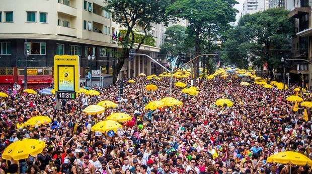 Carnaval de rua em São Paulo (Foto: Edson Lopes Jr / /Prefeitura de São Paulo / Agência Brasil)