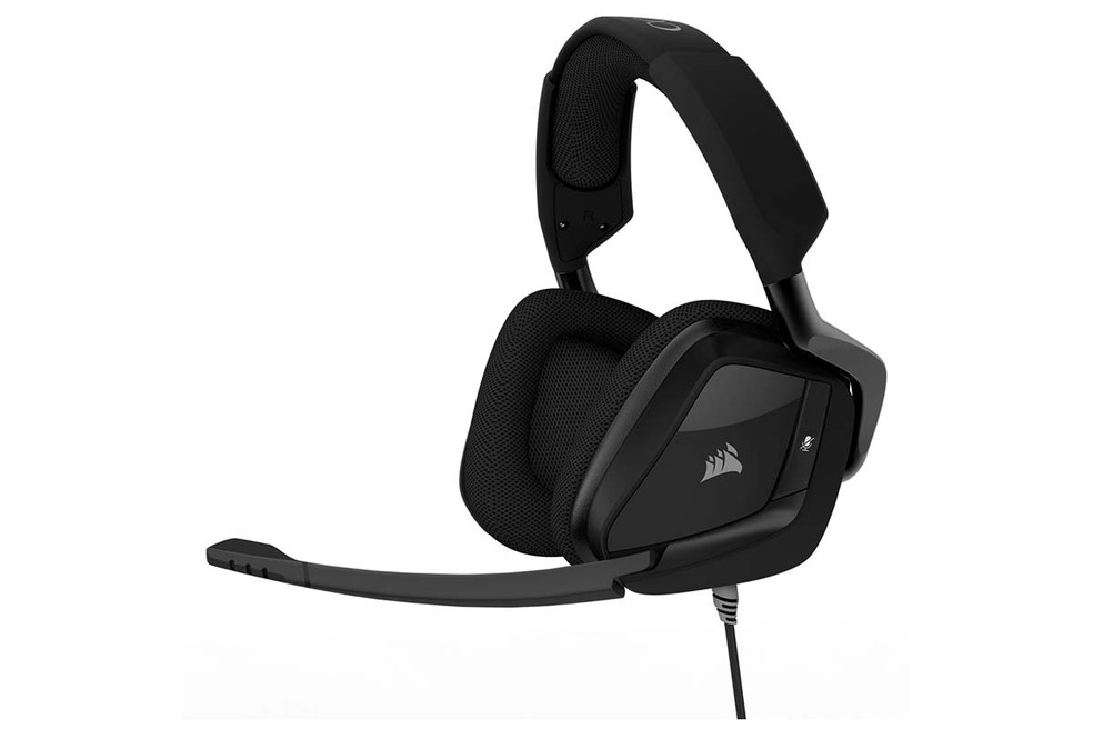 Void Pro Surround é opção cabeada da linha Void, compatível com Xbox, Switch e celulares — Foto: Divulgação/Corsair