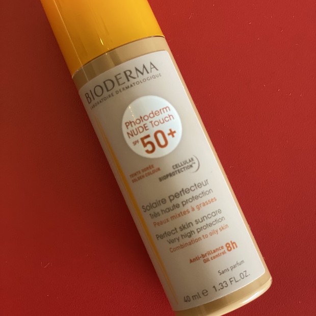 Embalagem do Photoderm Nude Touch SPF 50+, da Bioderma (Foto: Acervo Pessoal)