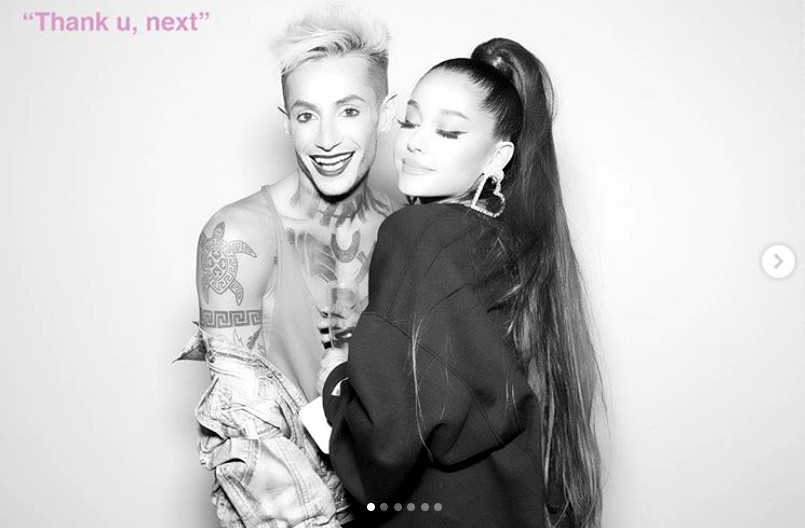 Frankie e Ariana Grande (Foto: Instagram)