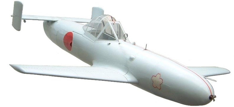 Foguete Ohka "Cherry Blossom" que levava kamikazes do Japão  — Foto: @NavalInstitute/Twitter/Reprodução