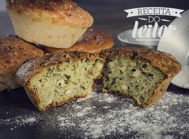 Muffin de ricota e espinafre (Foto: Arquivo pessoal)
