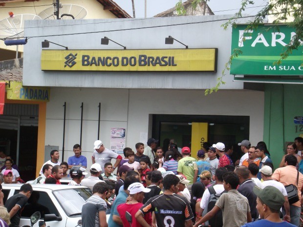 Banco de Monsenhor Tabosa foi assaltado duas vezes neste ano (Foto: Dorismar Rodrigues/Arquivo Pessoal)