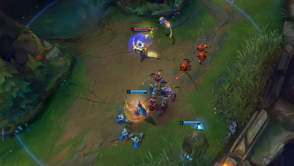 Bater e Bloquear — Foto: Reprodução/League of Legends
