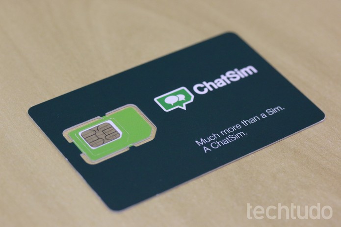 ChatSim é um chip para acessar aplicativos mensageiros de forma ilimitada (Foto: Ana)