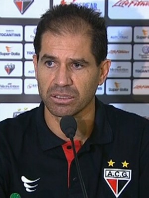 Jairo Araújo, técnico do Atlético-GO (Foto: Reprodução/SporTV)