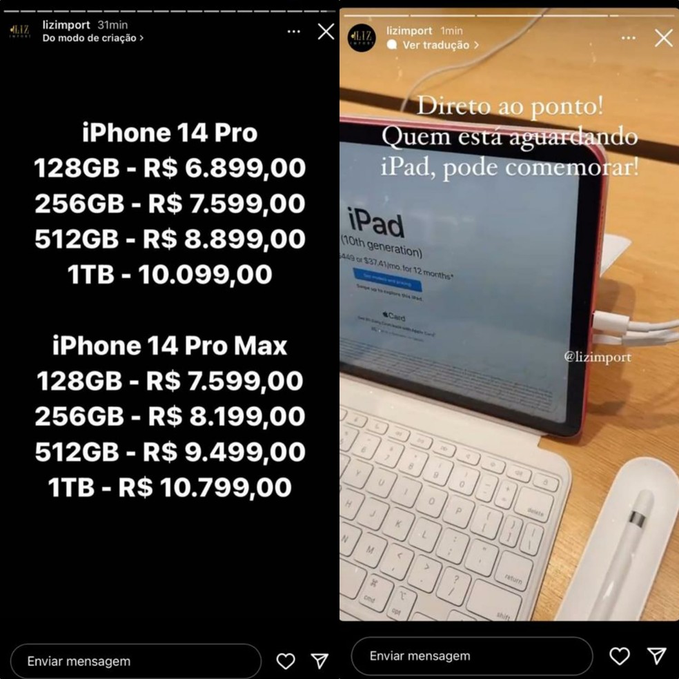 Administrador do Piauí tem prejuízo de quase R$ 20 mil e denuncia golpe de venda de iPhone pela internet — Foto: Arquivo Pessoal