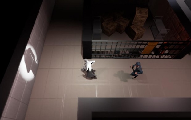 Em 'Run', jogador controla personagem afetado por esquizofrenia e deve fugir de prisão (Foto: Divulgação/Torch Games)