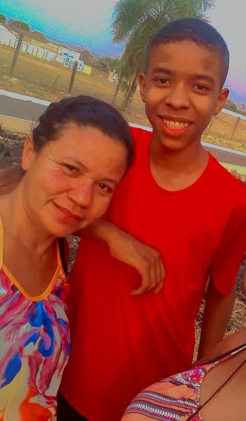 Joceli e o filho, Daniel — Foto: Arquivo pessoal