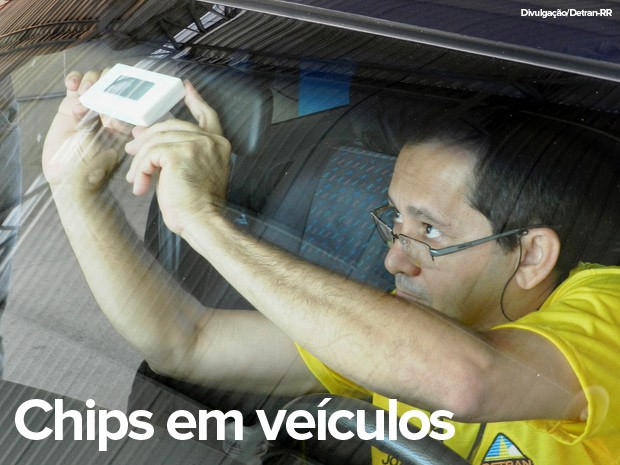 Início da implantação de chips em veículos será em 2016 (Foto: Detran-RR/Divulgação)