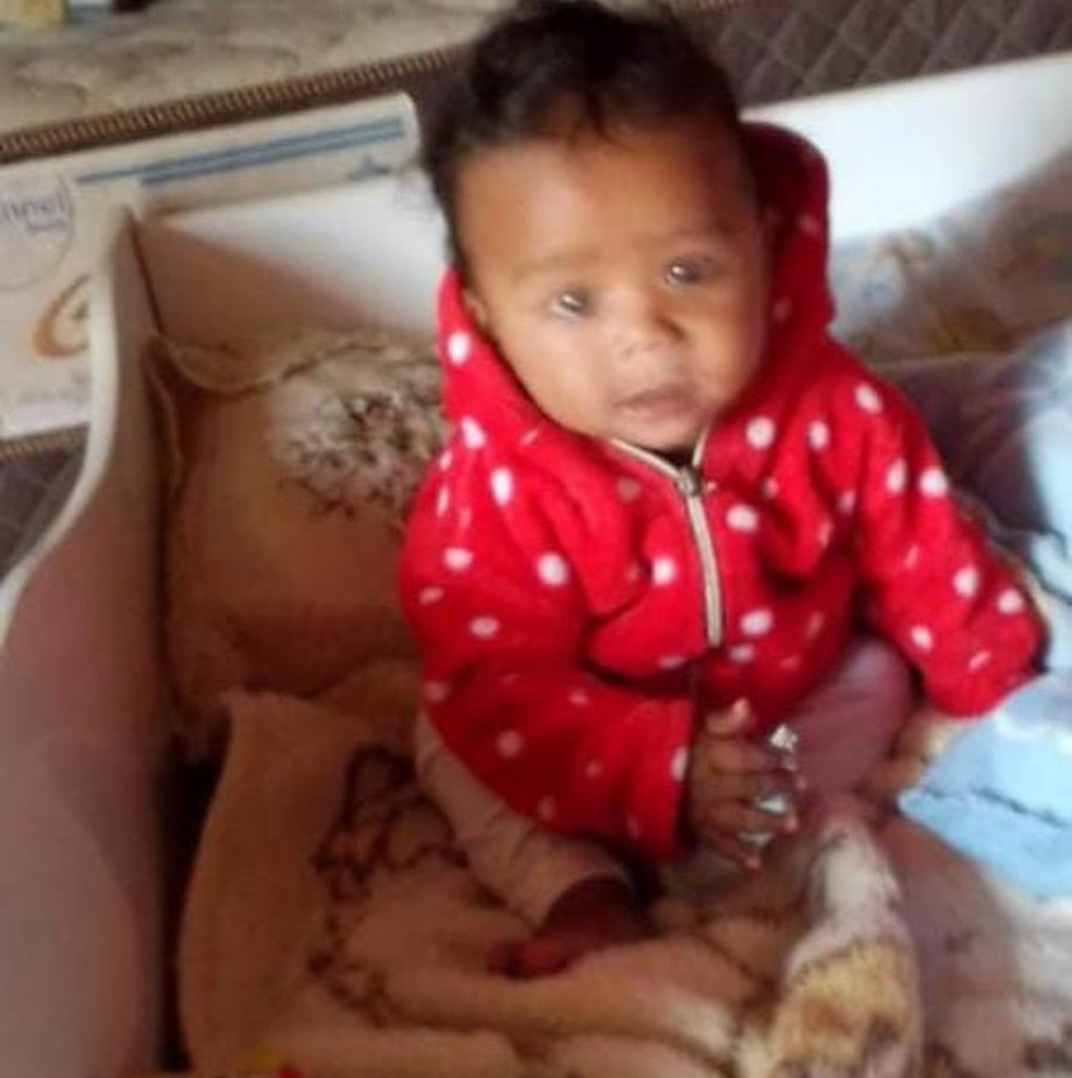 Bebê de seis meses morreu após ser arremessado a 25 metros de distância durante vendaval no AC — Foto: Arquivo pessoal