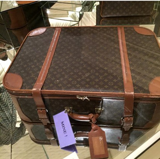 Elizabeth Taylor’s travel bag. (Foto: @SuzyMenkesVogue)