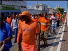 Servidores da limpeza fazem novo protesto nesta quarta em Cabo Frio
