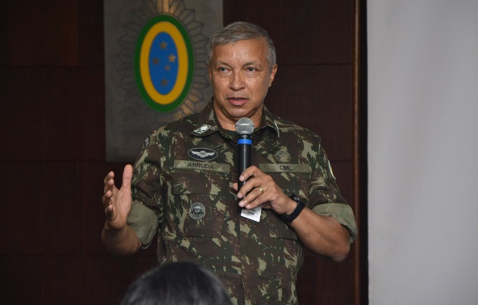 O general Júlio César de Arruda, demitido do cargo de comandante do Exército por Lula neste sábado (21) — Foto: Divulgação/Comando Militar do Leste/Arquivo 2019