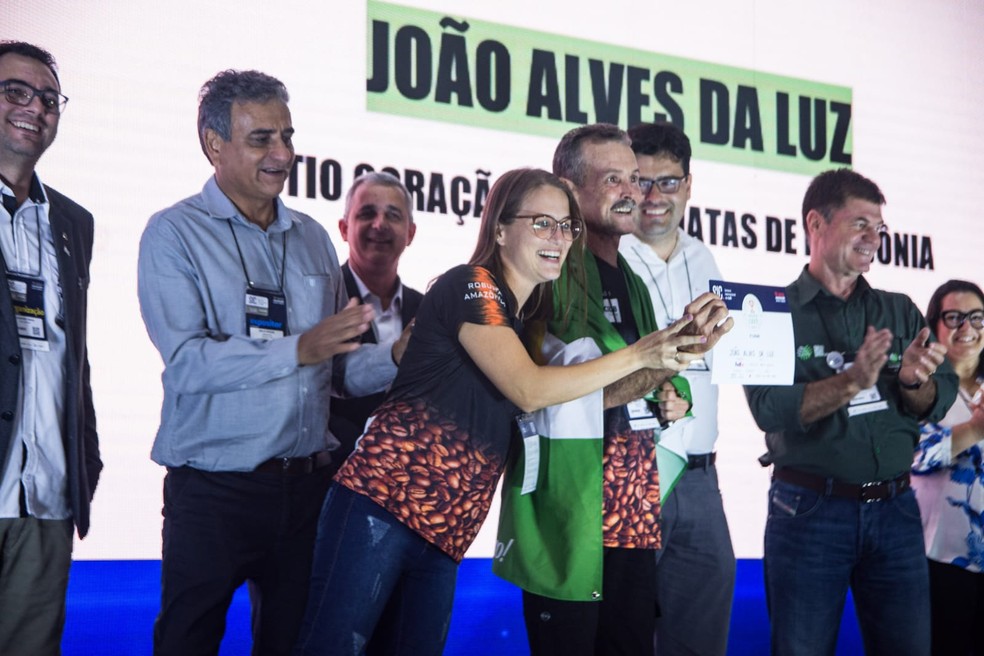Rondonienses levam prêmios do Coffee Of The Year 2022 — Foto: Armando Junior
