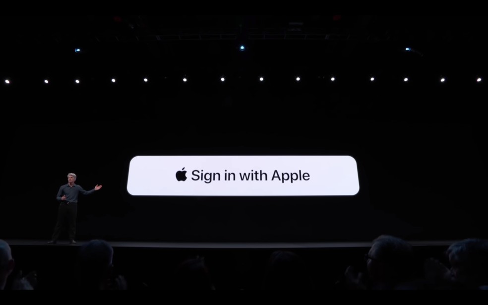 Sign in with Apple promete ser mais seguro que outras opções gratuitas do mercado — Foto: Reprodução/Apple