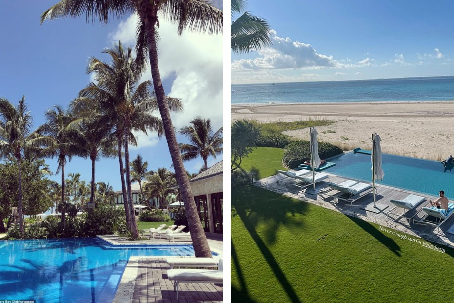 Kim Kardashian e Pete Davidson escolhem resort de luxo no Bahamas para fuga romântica (Foto: Reprodução/Instagram)