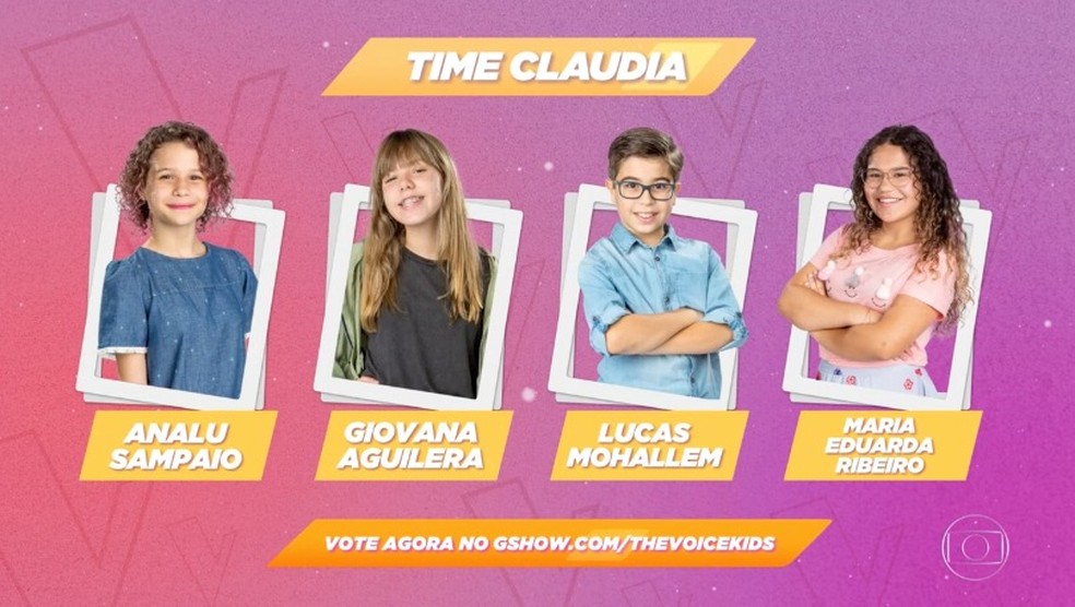 Time Claudia Leitte — Foto: TV Globo