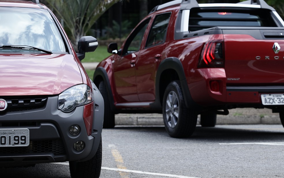 Fiat Strada e Renault Oroch: montadoras estudam fusÃ£o â€” Foto: Caio Kenji / G1