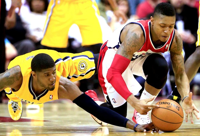 Paul George NBA indiana pacers x washington wizards (Foto: Getty Images)